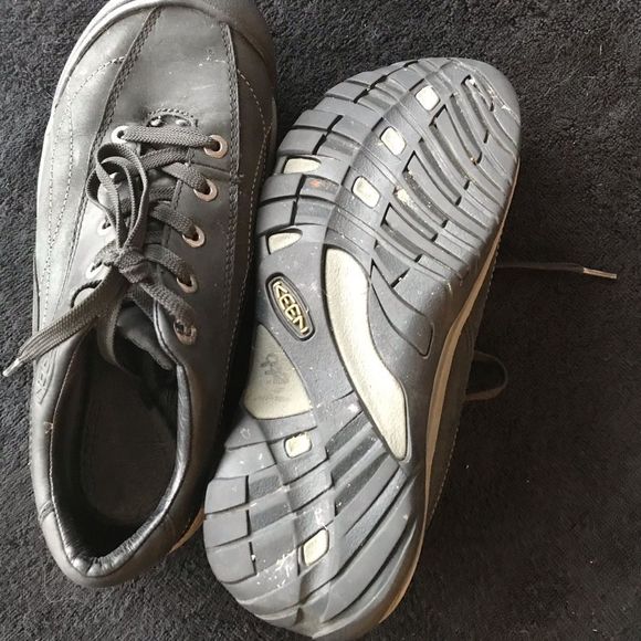 Keen Shoes - KEEN leather hiking shoes anti order footbed
